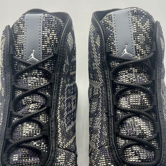 JORDAN HORIZON BHM 2016 BLACK/PURPLE STEEL-LIGHT CHARCOAL 822333 022 NWB Men 10 - Picture 6 of 15